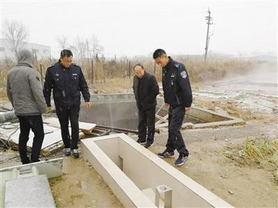 山东招远环境监察在行动